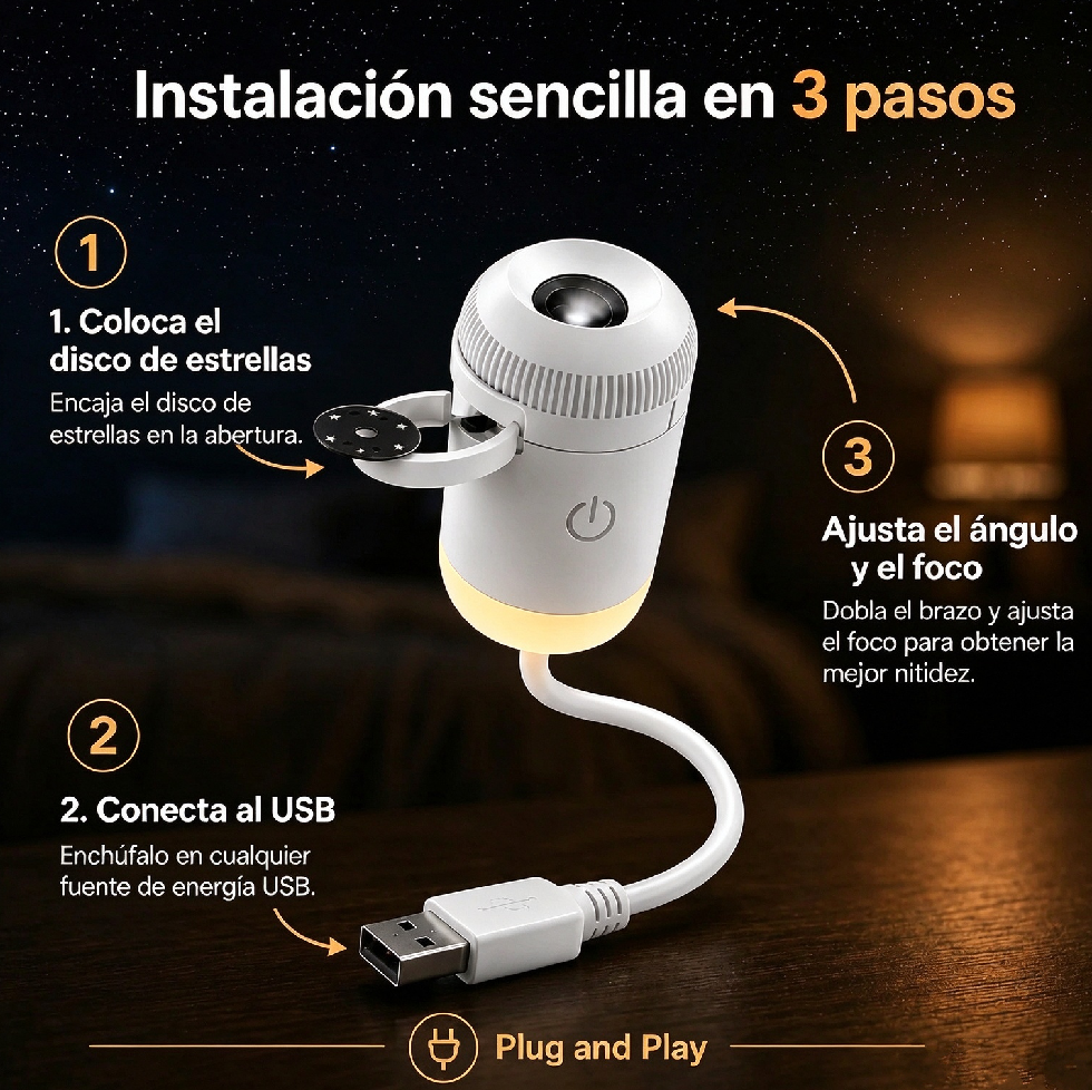 CosmoLux™ Proyector 5D | Transforma cualquier habitación en otro mundo - Imagen 4