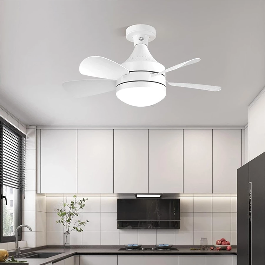 Ventilador de techo LERFM con luz LED y control remoto