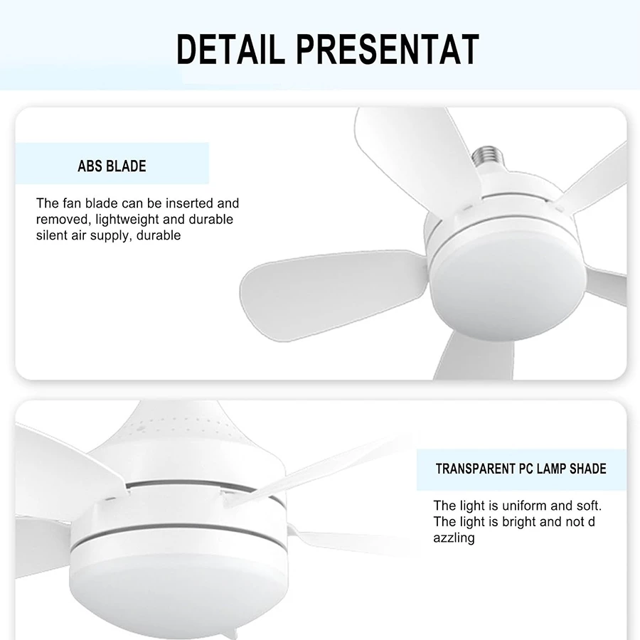 Ventilador de techo LERFM - instalación