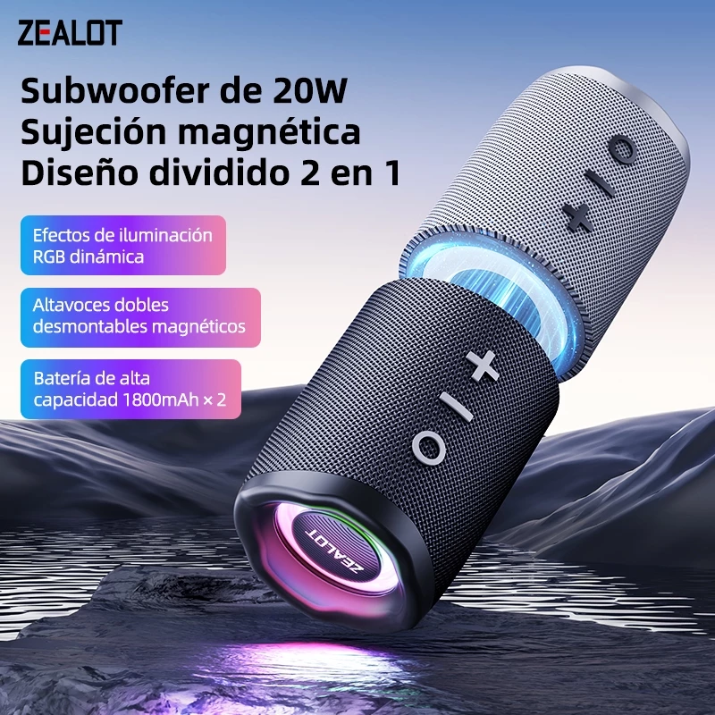 Bocina Zealot M5 - función TWS