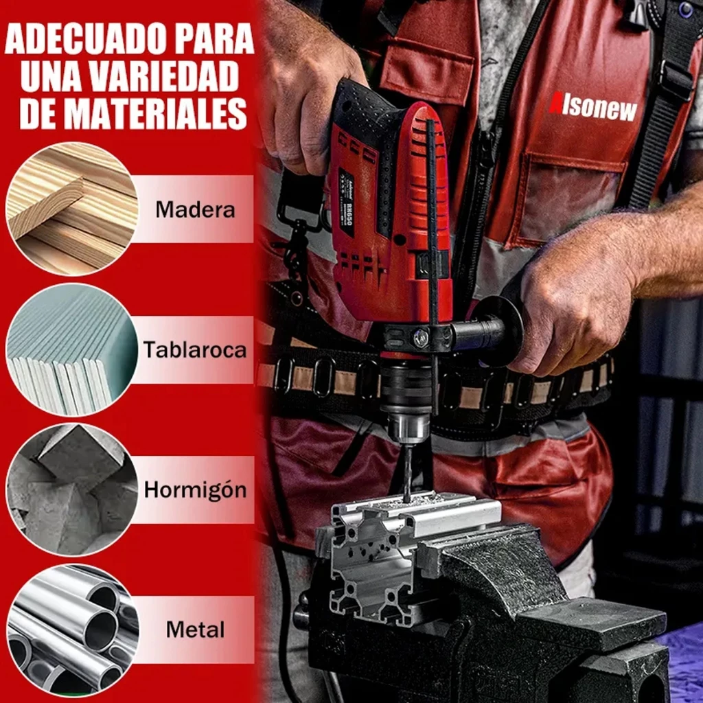 Taladro de Impacto 870W - selector de función