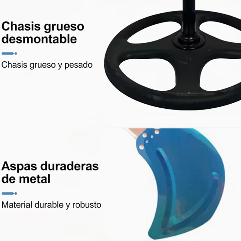 Ventilador Okady - oscilación de 180 grados