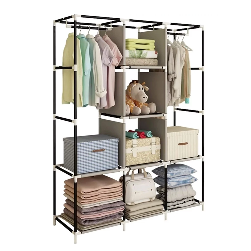 Ropero de tela LERFM - ropa organizada