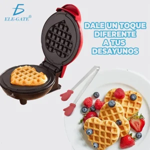 Mini Waflera Eléctrica Corazón Ele-Gate 350W
