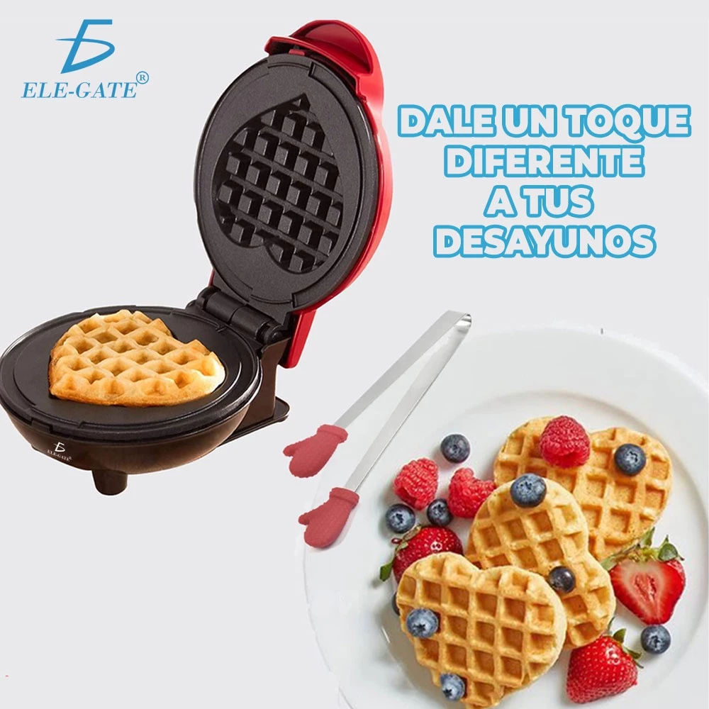 Mini waflera Ele-Gate - superficie antiadherente