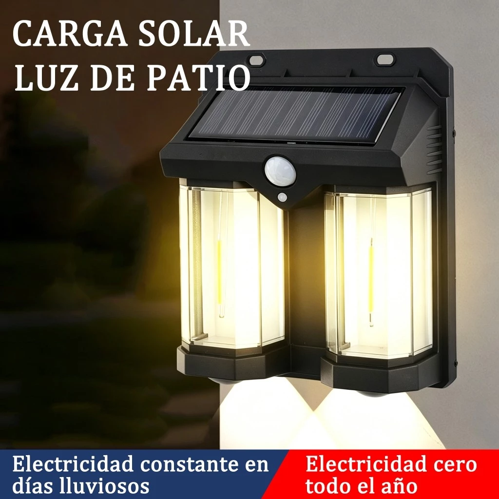 Luz solar de pared - vista frontal