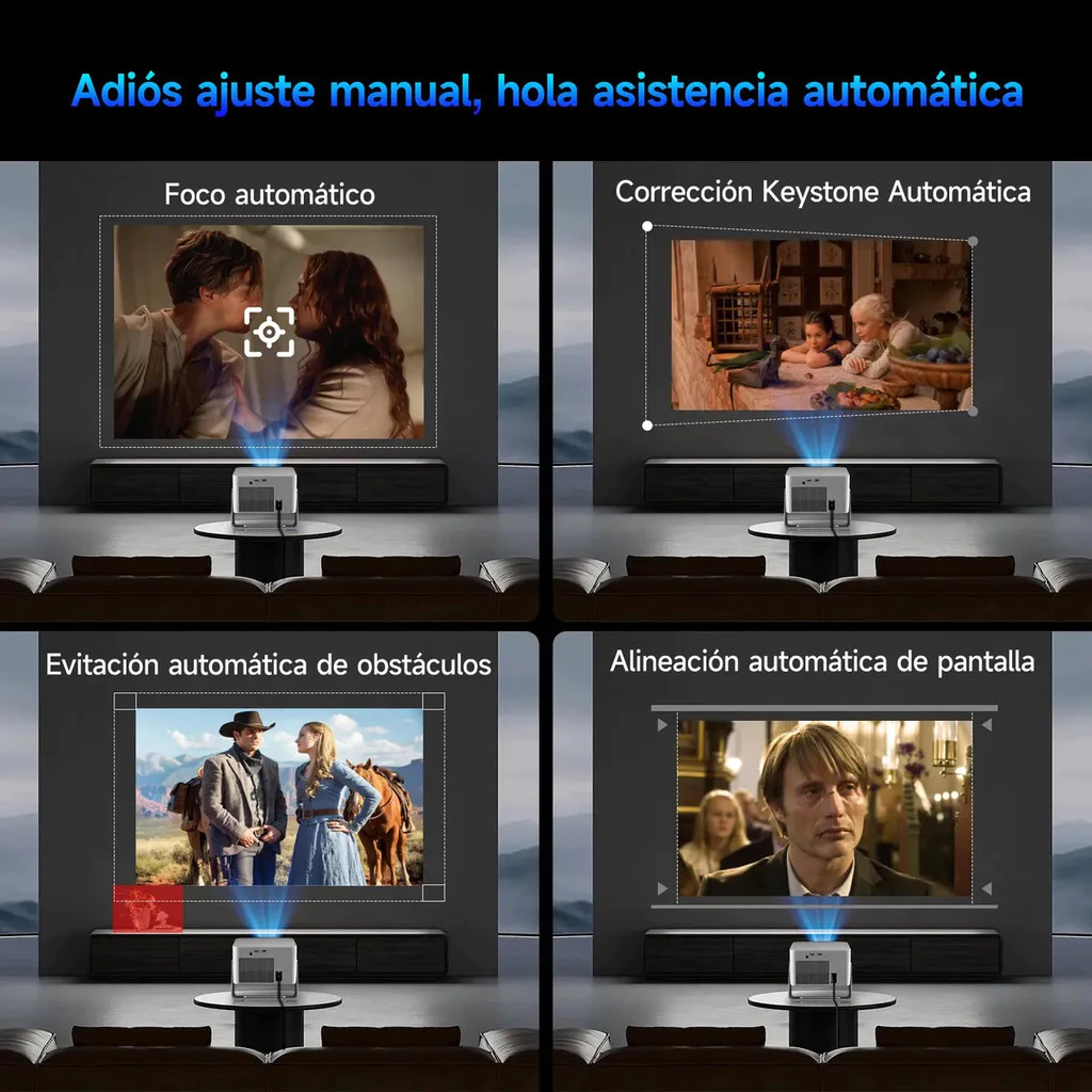 Proyector Magcubic HY350GT - proyección de películas