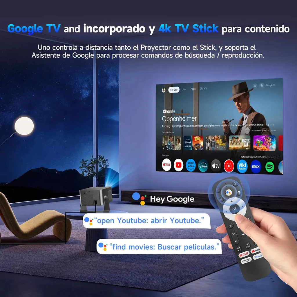 Proyector Magcubic HY350GT - contenido del paquete