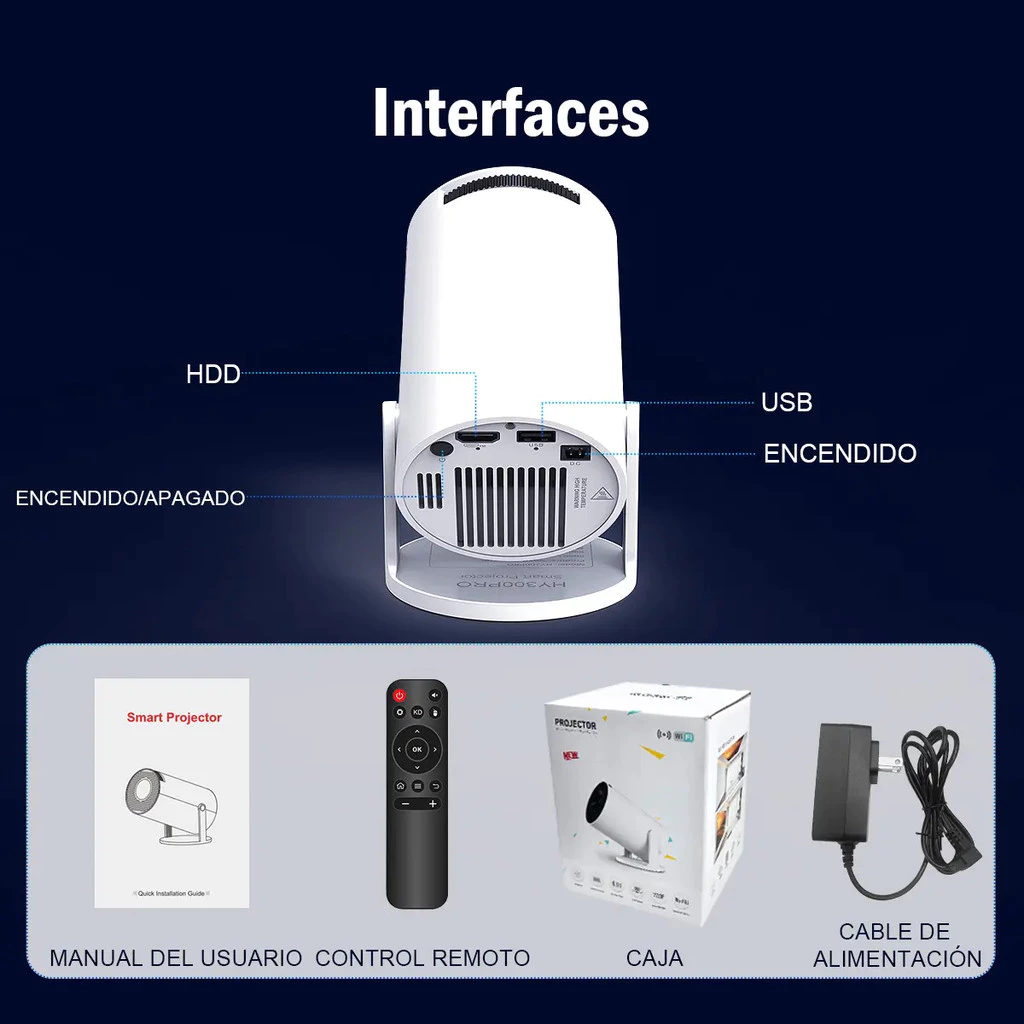 Proyector Magcubic HY300 Pro - uso en cine en casa