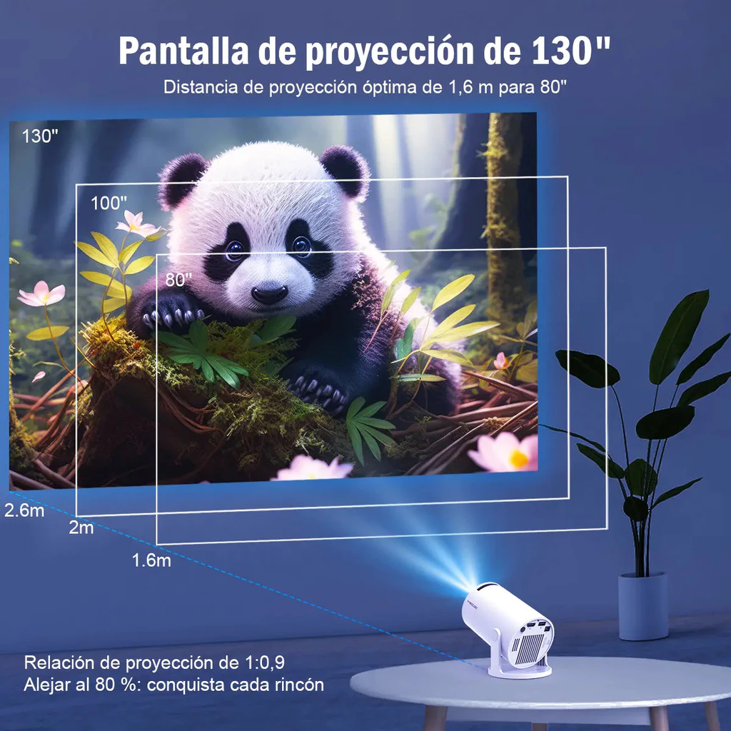 Proyector Magcubic HY300 Pro portátil con WiFi 6 y Bluetooth 5.4