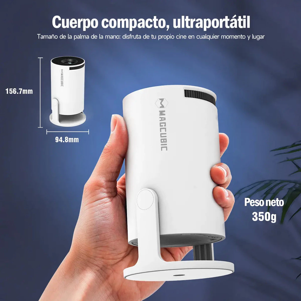 Proyector Magcubic HY300 Pro - puertos HDMI y USB